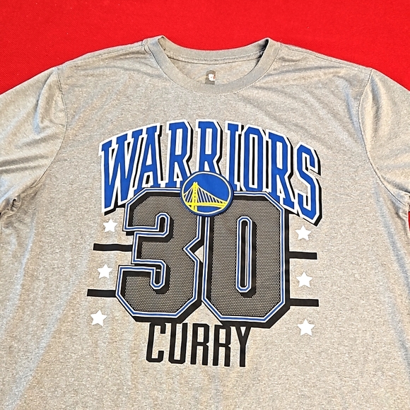 Golden State Warriors Steph Curry 30 NBA official graphic tee XL EUC - Picture 3 of 7